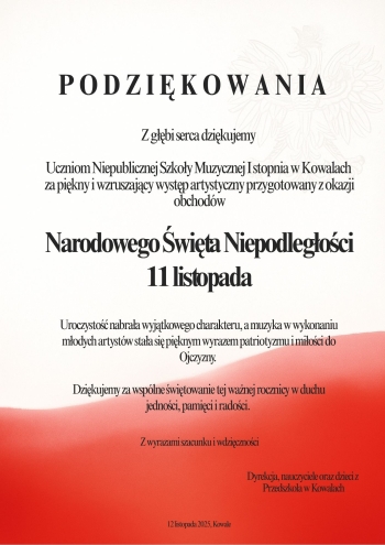 podziekowania