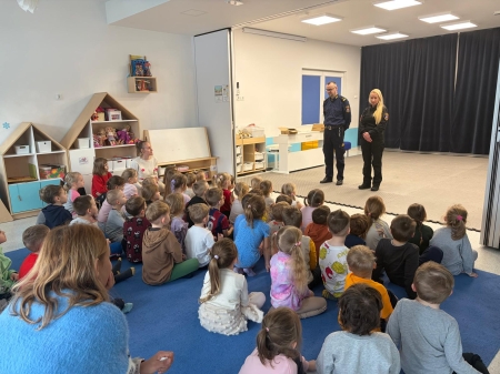 Wizyta Straży Gminnej w Kolbudach w naszym przedszkolu